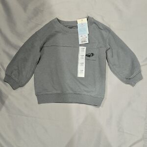 Cat & Jack Gray Sweatshirt - Boys 18 Months
